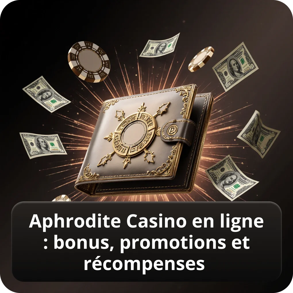 Aphrodite Casino en ligne : bonus, promotions et récompenses expliqués Aphrodite Casino en ligne : bonus, promotions et récompenses